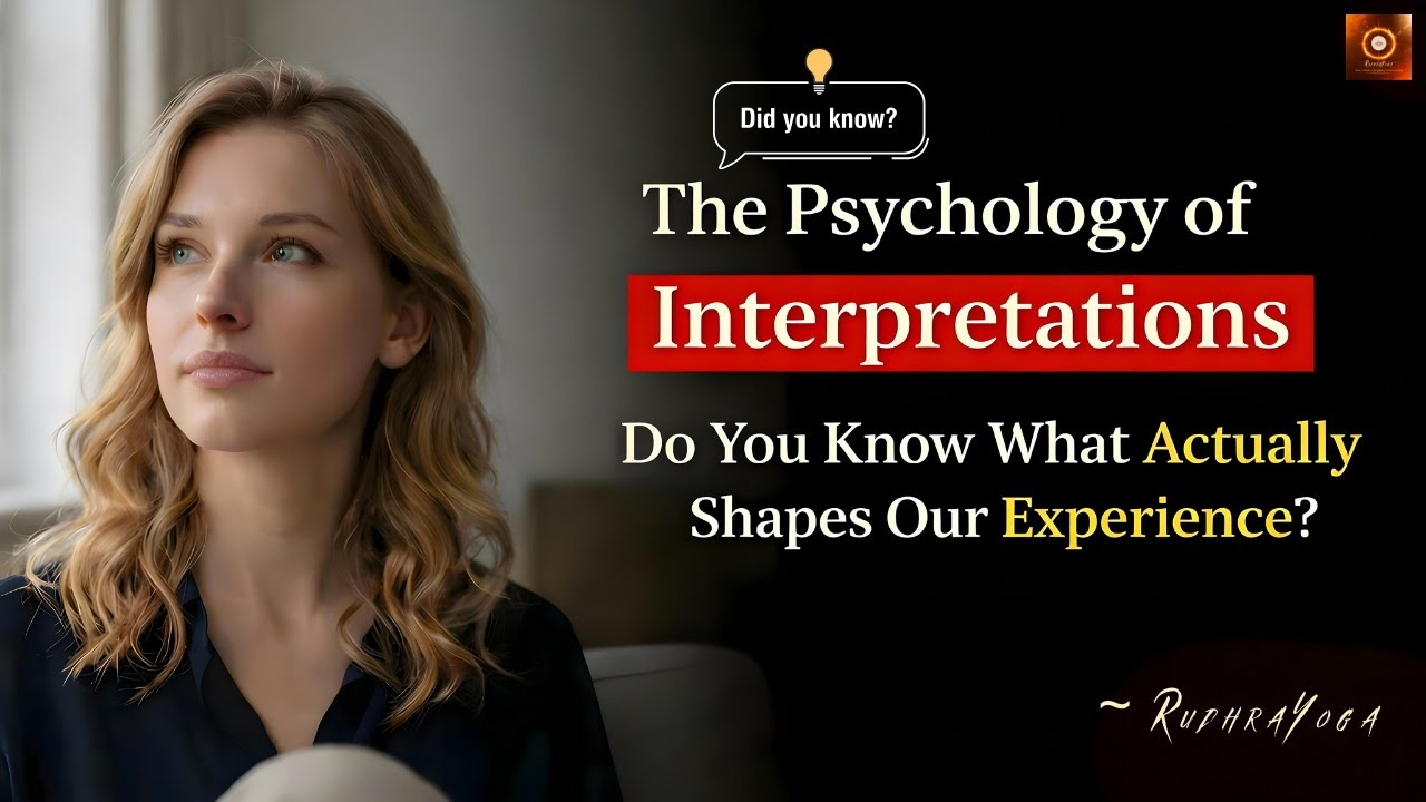 Psychology of Interpretations - How Perception Shapes Our Experience | Mindfulness - RudhraYoga