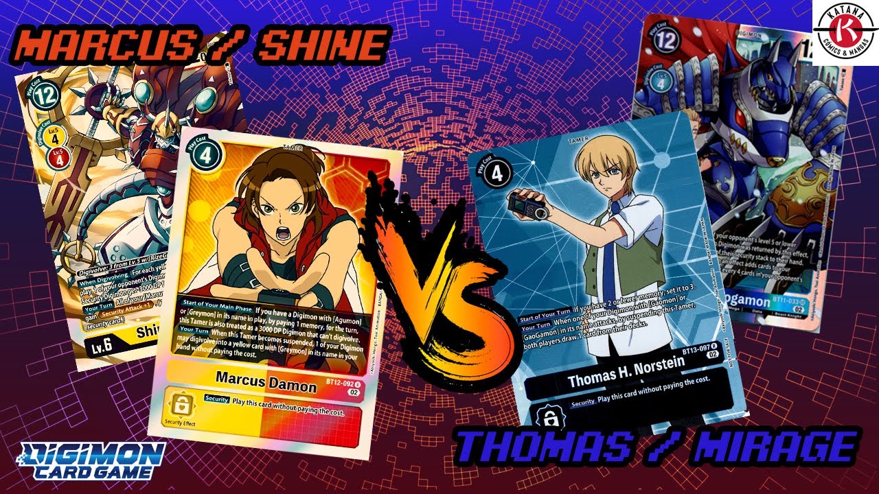 DIGIMON TCG: Local Match ShineGreymon VS MirageGaogamon