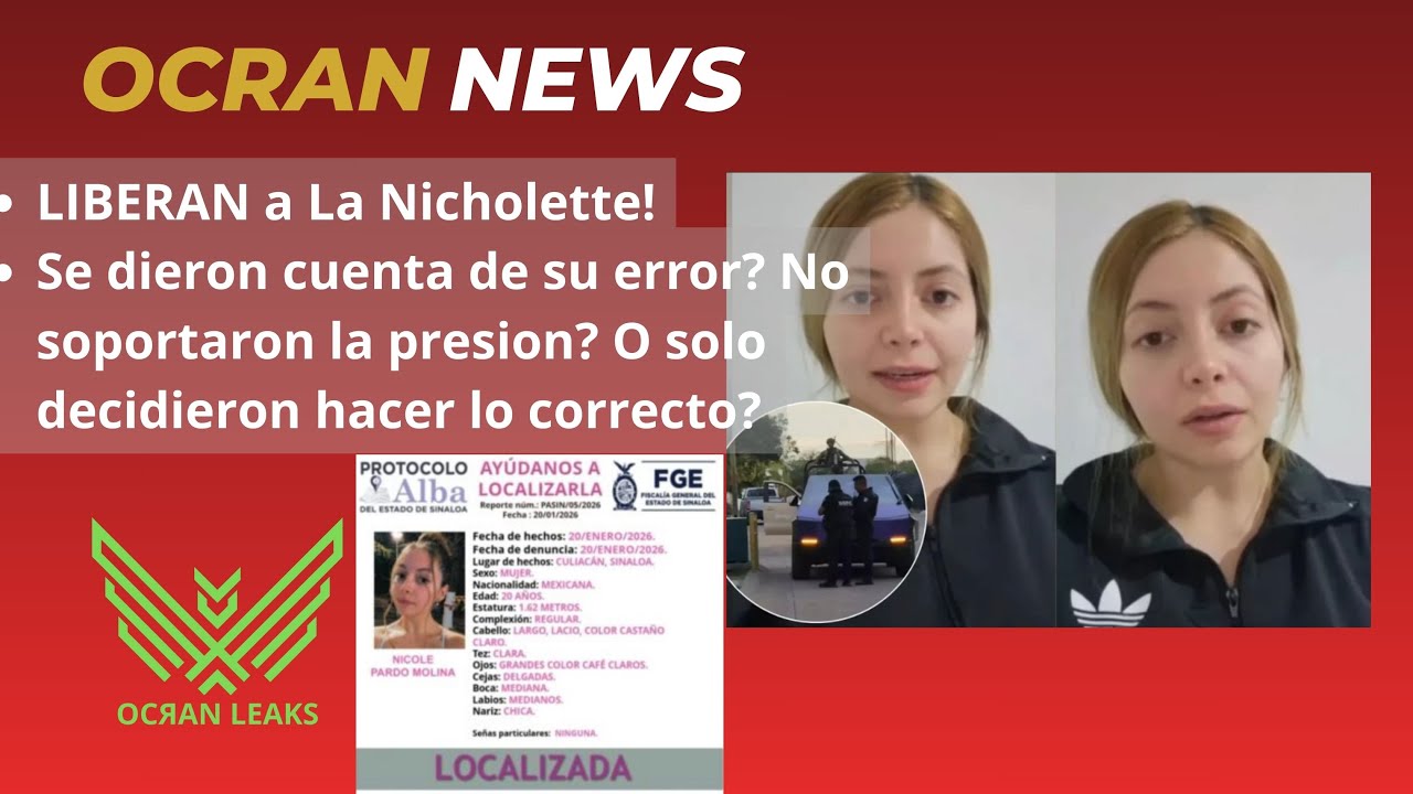 Liberan a Influencer La Nicholette!