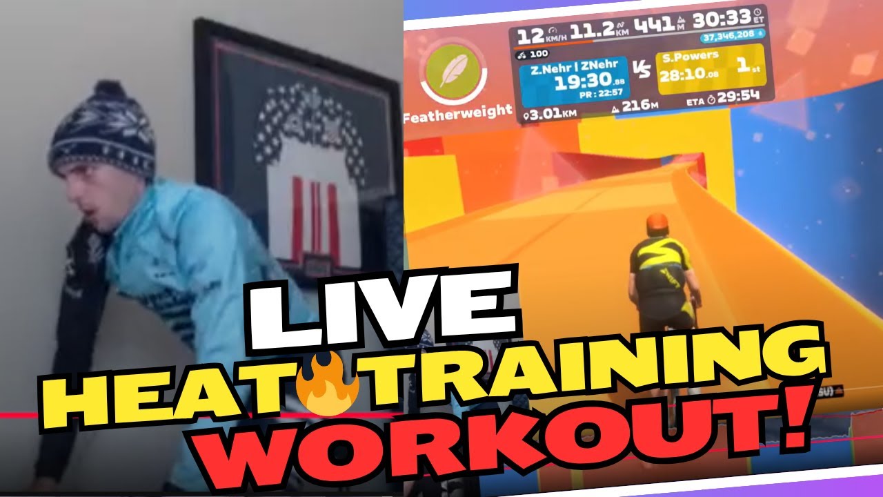 Heat Training on Alpe du Zwift | LIVE Workout