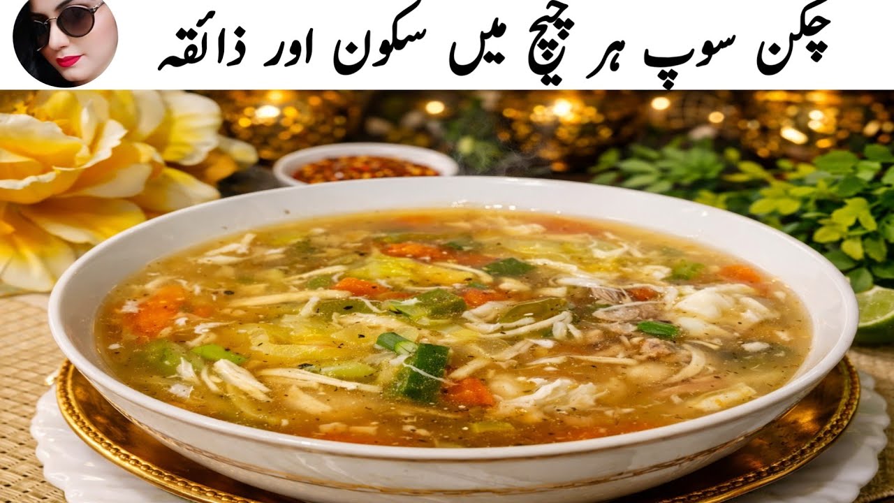 Masalaydar Chicken Soup — Restaurant Jaisa Taste Ghar Par | by Chef Arwa 