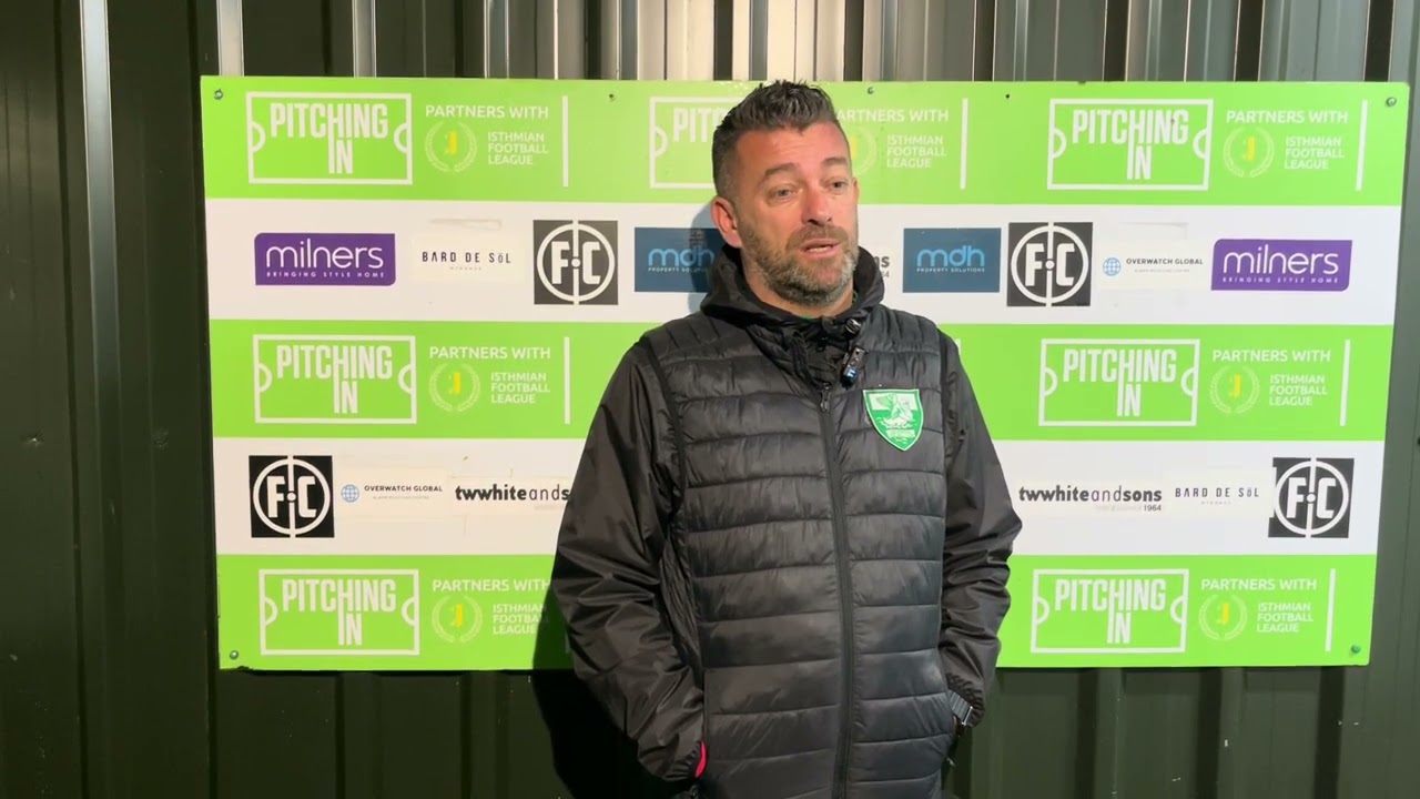 Post match interview with Ian Selley after our 3-2 win against Bognor Regis Town this afternoon 