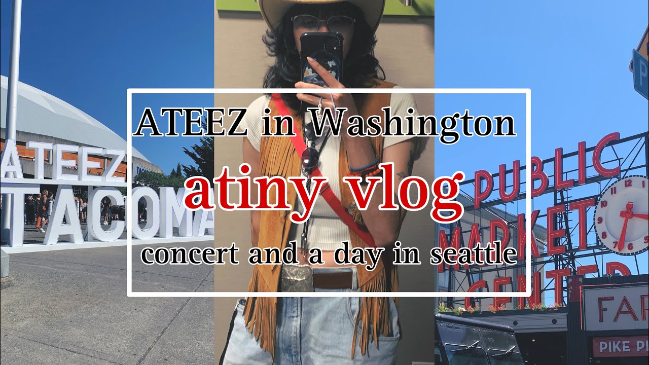ATEEZ in TACOMA | seattle kpop vlog