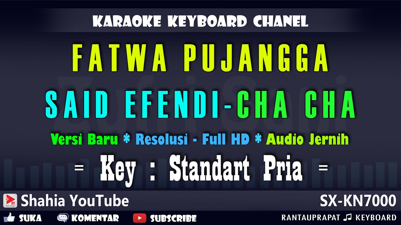 FATWA PUJANGGA KARAOKE MELAYU NADA PRIA Cha Cha Rumba Melayu