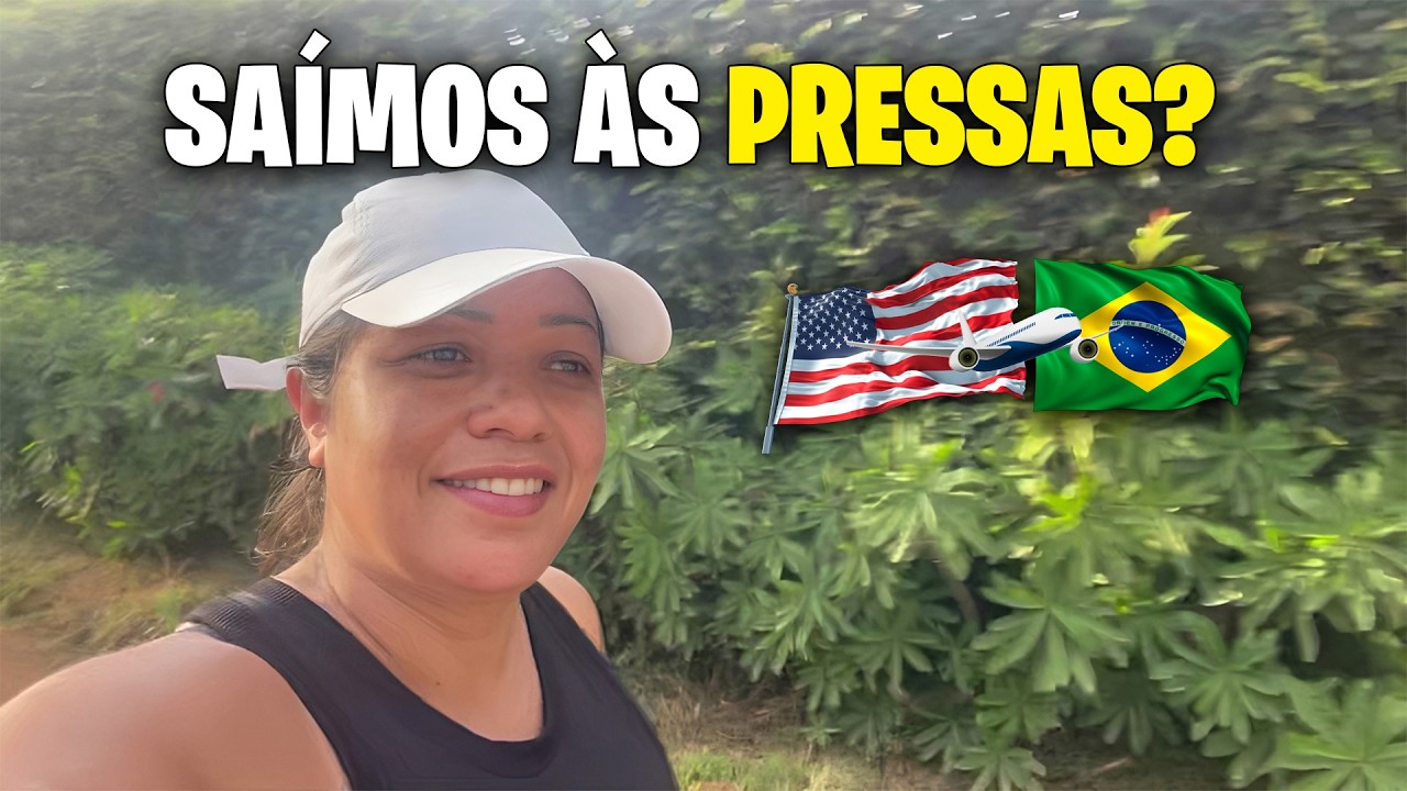 FOMOS EMBORA ANTES DE SER DEPORTADOS! ✋🇧🇷 A verdade sobre nossa volta dos EUA