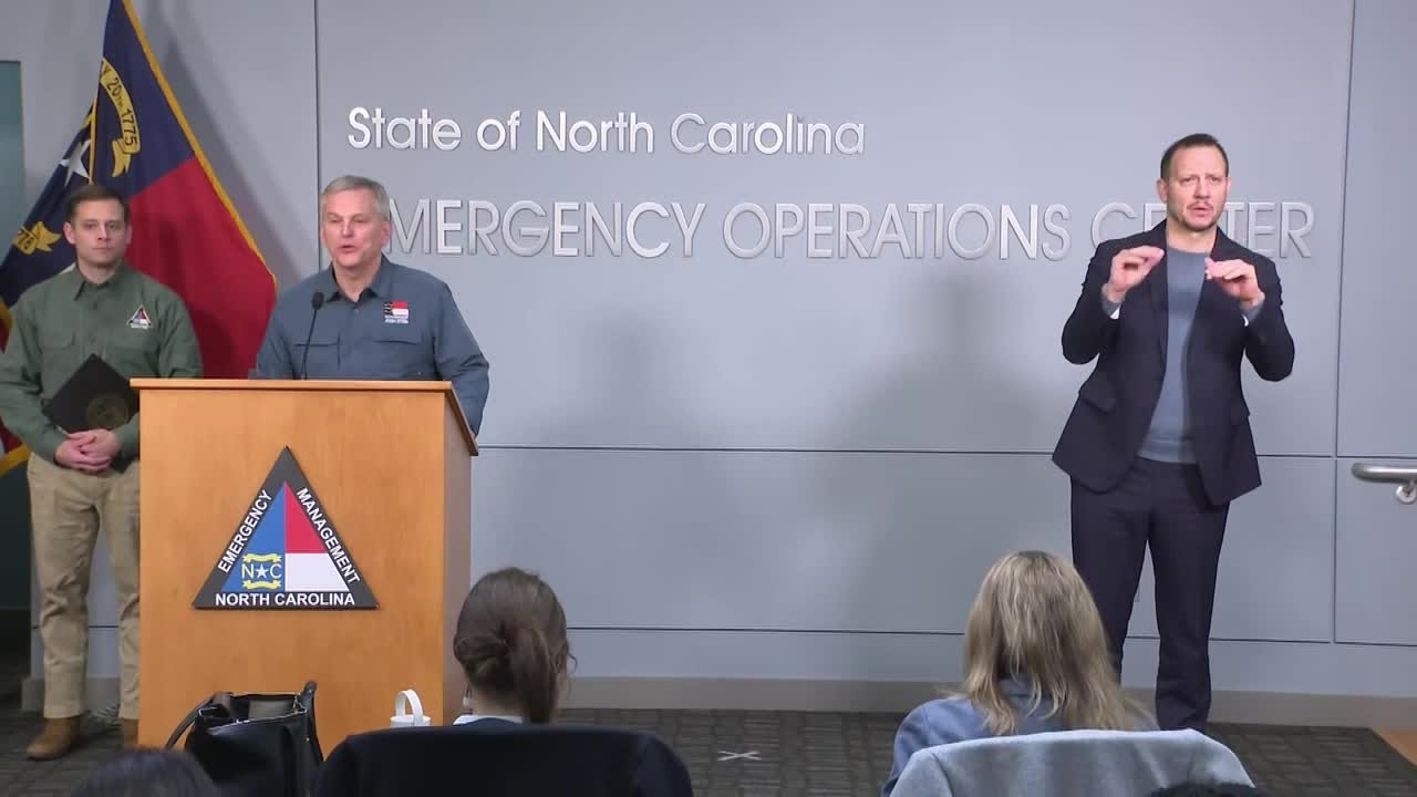 NC Gov. Josh Stein, emergency management officials give update on winter storm | 1/22