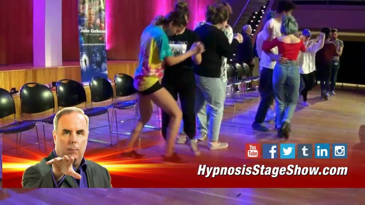 Funny Fun Trance Master Comedy Hypnosis Experience Show Clips 2022- enjoy Hypnotist John Cerbone