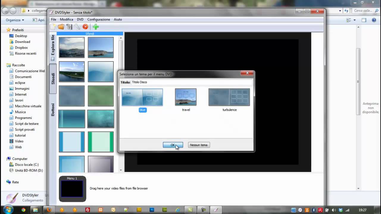 Creare video con dvd styler