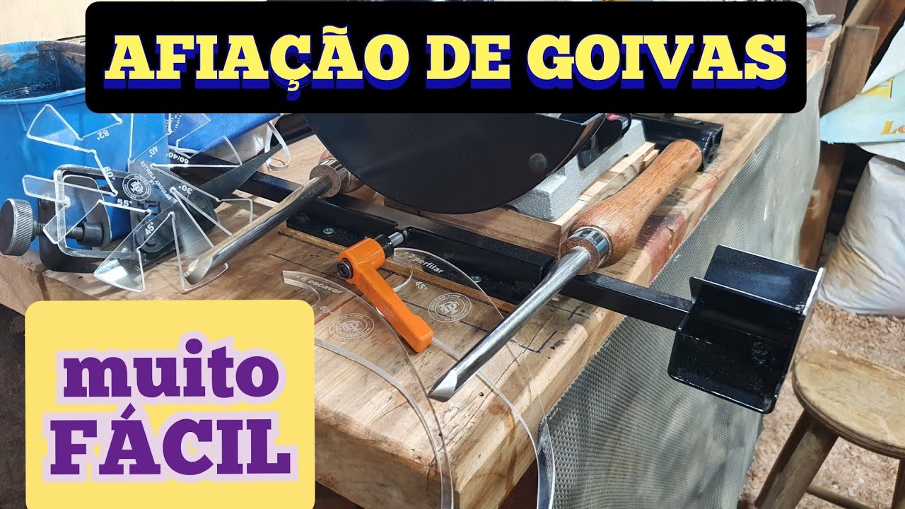 #41 - Tornearia para iniciantes - Afiação de goivas