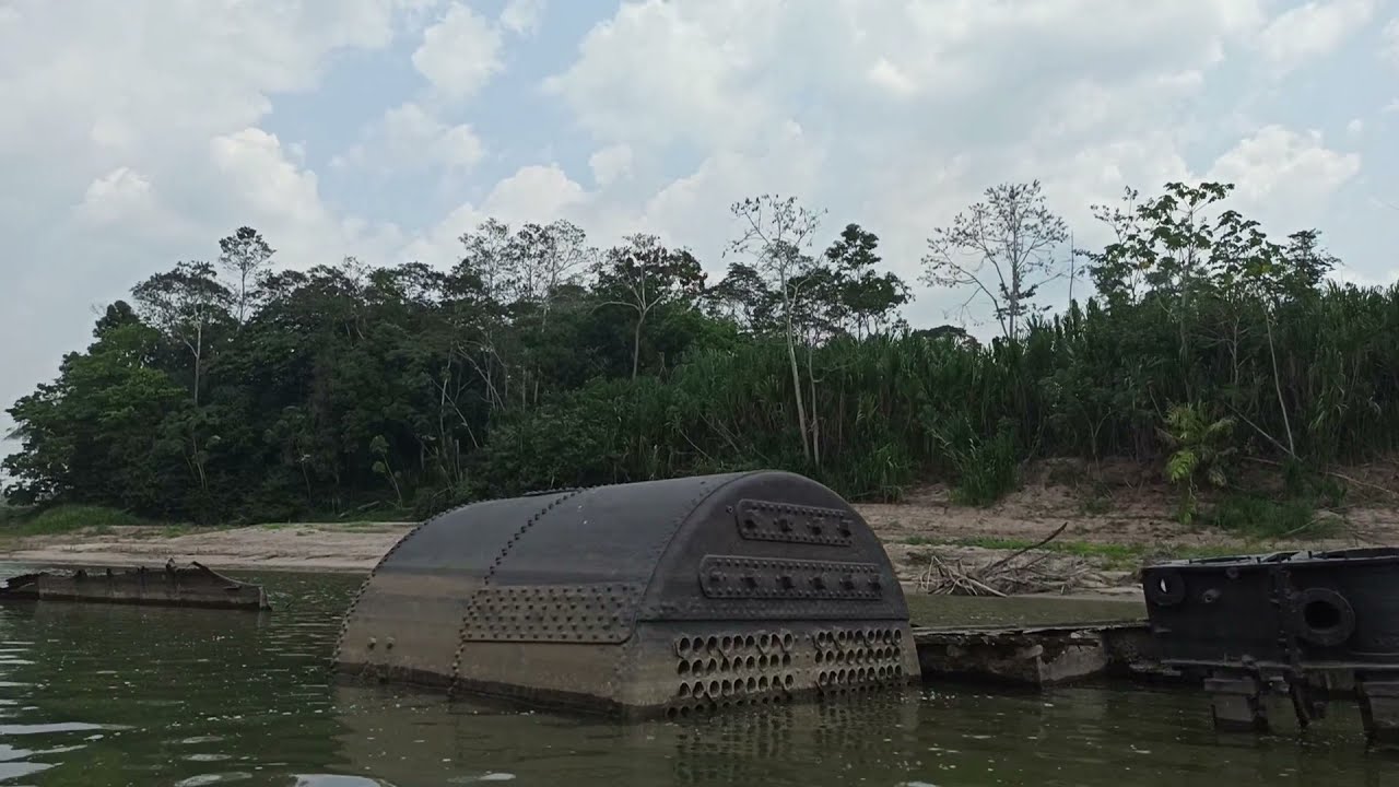 🚢NAVIO ALAGADO HA MAIS DE 100 ANO NO RIO MURU | MUNCICIPIO DE  TARAUACA