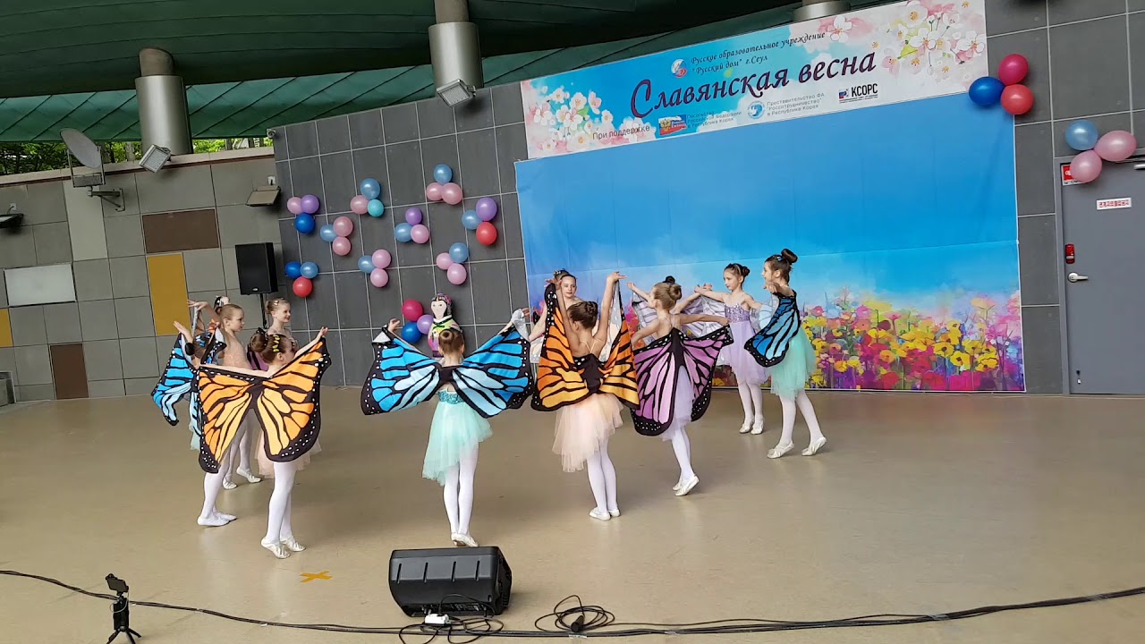 Шикарный танец бабочки. Фестиваль Словянская весна в Сеуле.