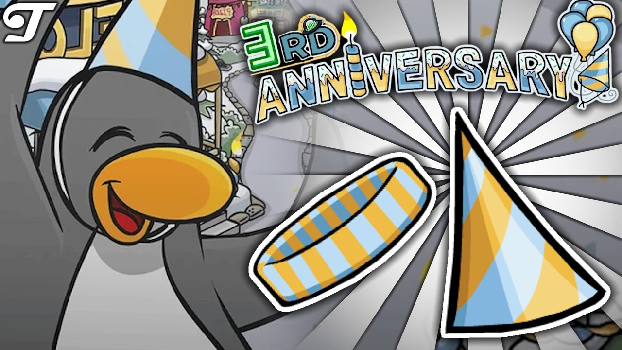 🎉 Руководство по вечеринке в честь 3-й годовщины Club Penguin Journey: все предметы, мини-игры и ...