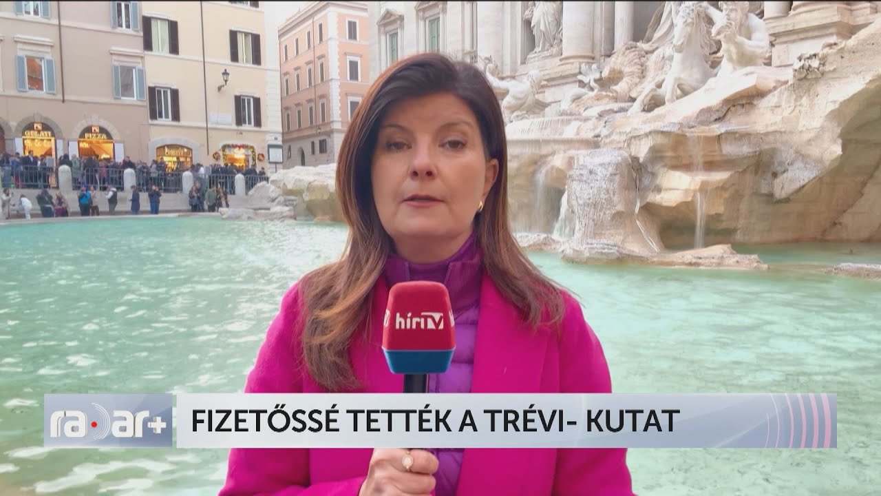 Fizetőssé tették a Trévi-kutat - HírTV