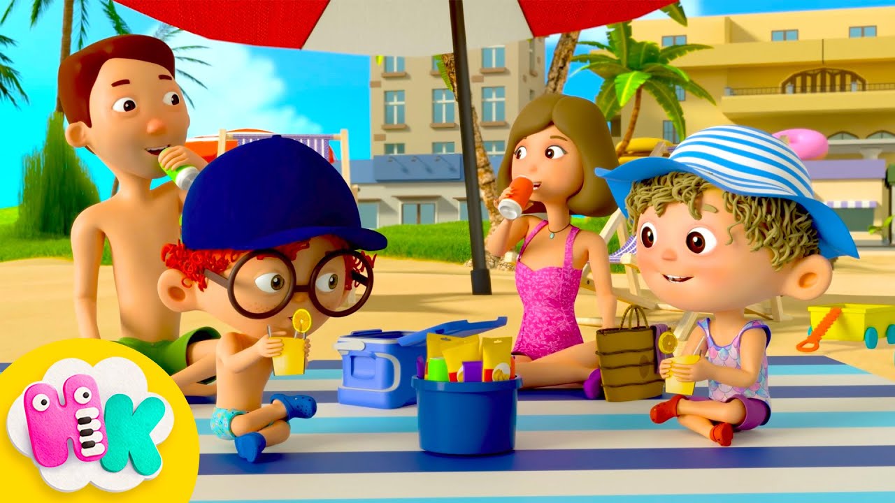 Piosenka z plaży 🏖️☀️ Letnia piosenka dla dzieci | HeyKids