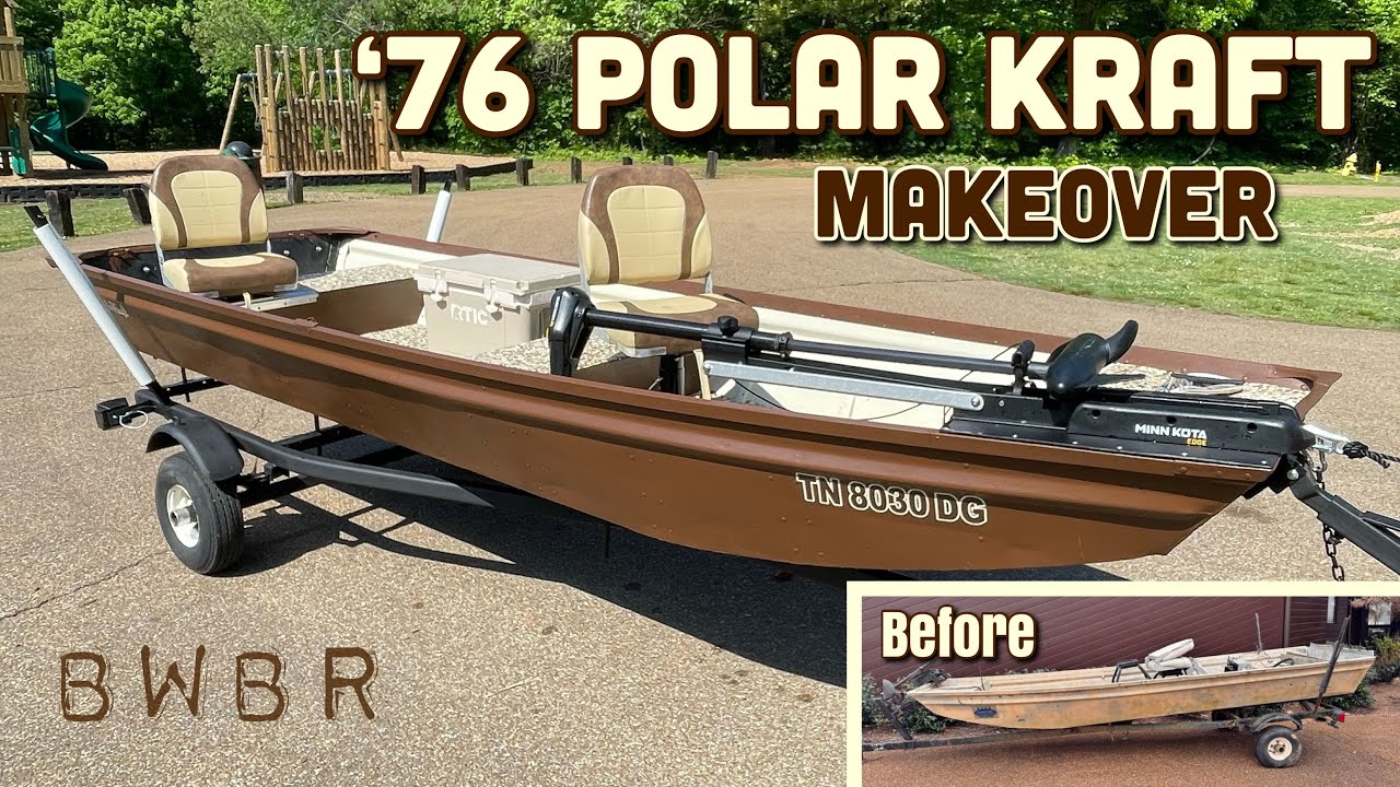 Beat Up Polar Kraft Gets a Makeover | 1976 1436 Jon Boat