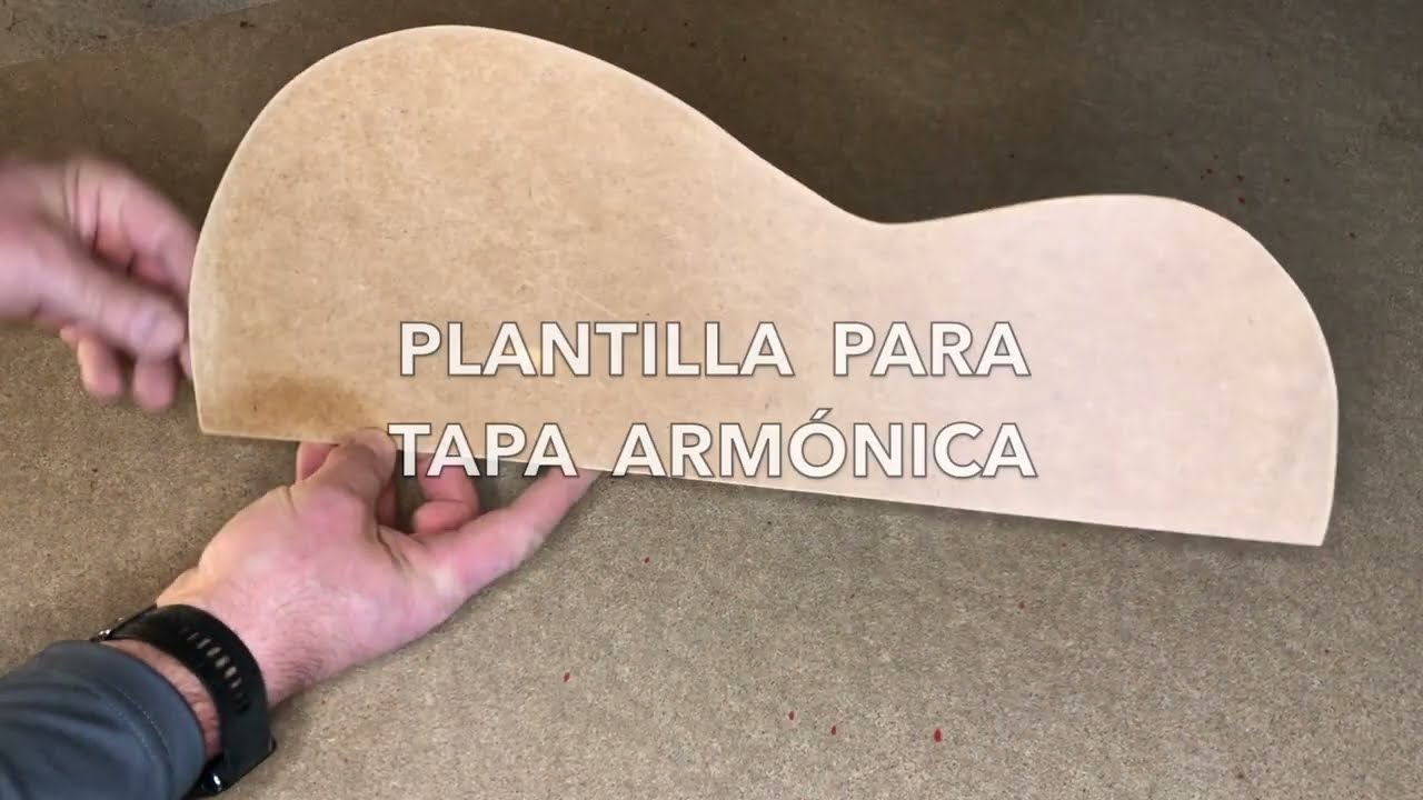 Plantilla para tapa armónica