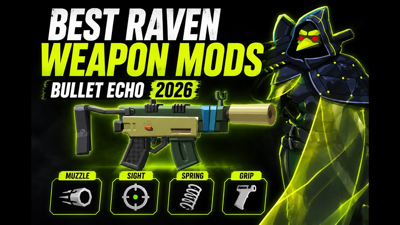 Bullet Echo RAVEN Weapon Mod Guide 2026  Best Raven Mods Build