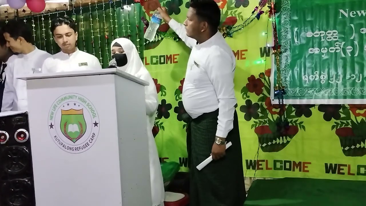Ma Shamshida's speech about the importance of women's education.