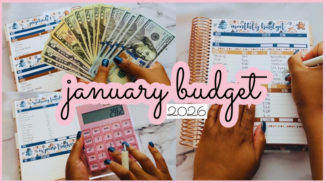 Monthly Reset | JANUARY 2026 COMPLETE BUDGET SETUP | How to Budget for Beginners | PERSONAL FINANCE