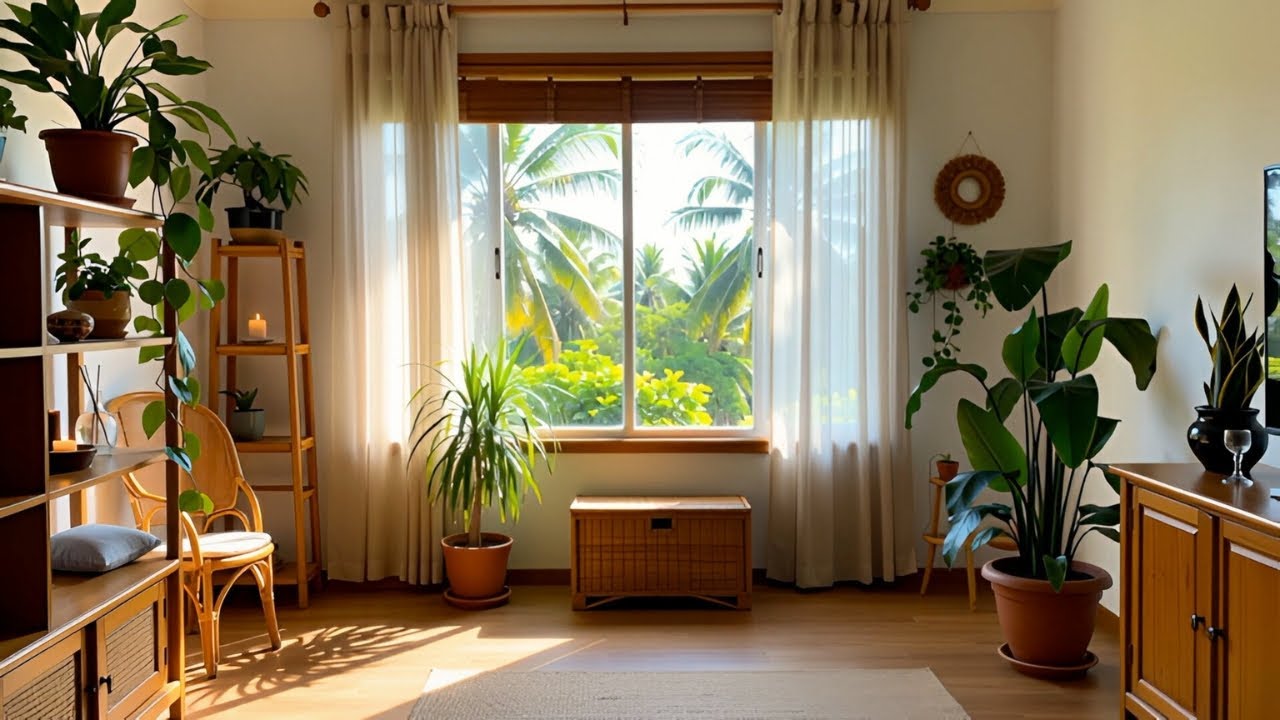 Sleep & Prayer | Calm Daytime Interior | Filipino Home | Cebu Philippines | 1 Hour