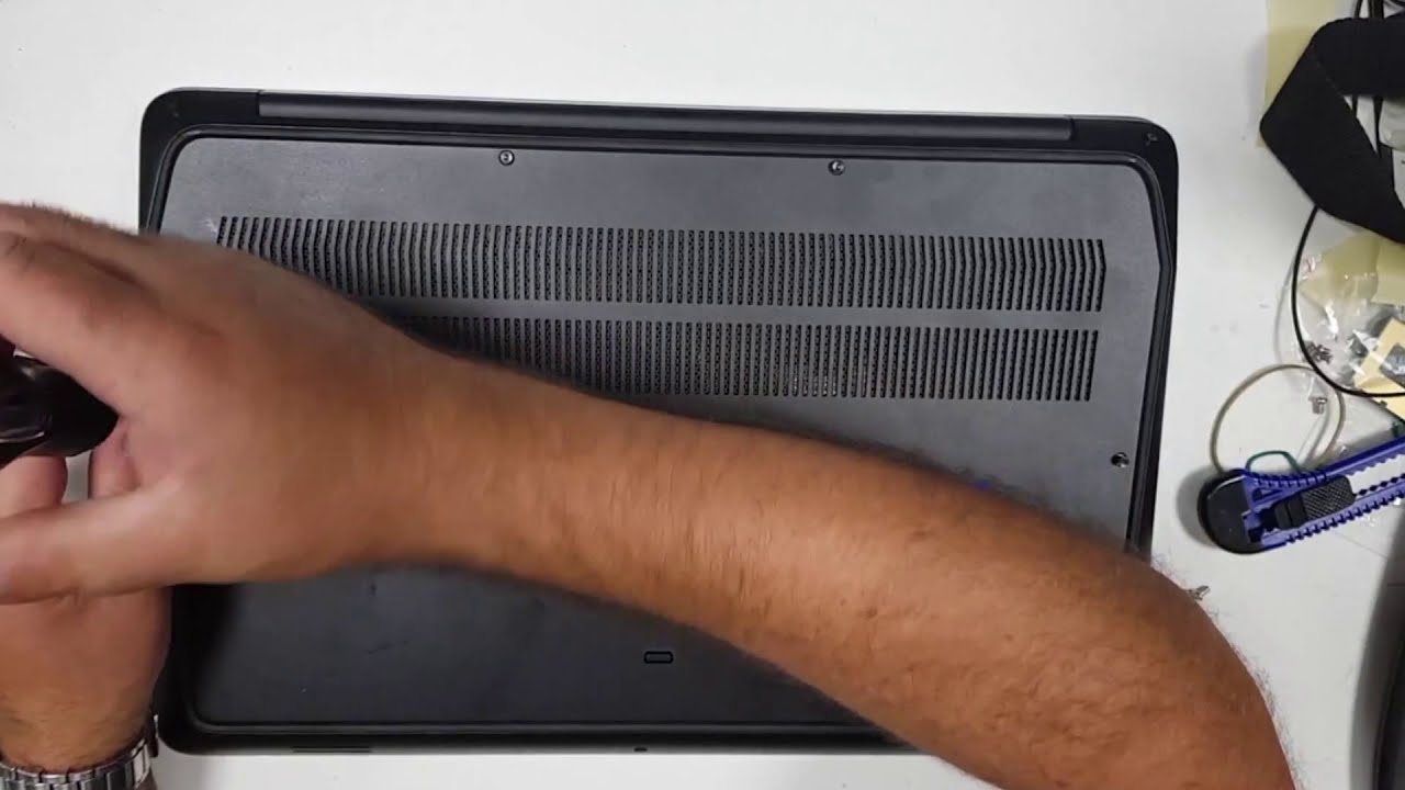 HP Zbook G3 disassembly, HDD, SSD, RAM, battery