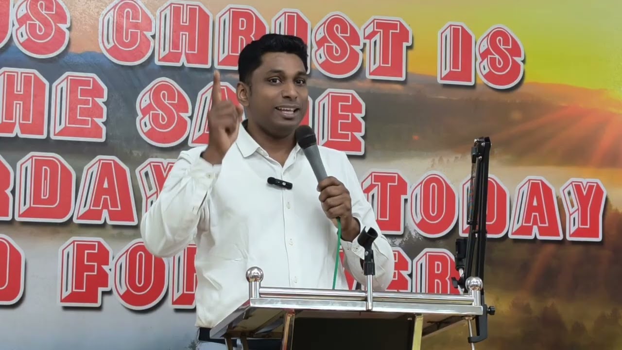 Sunday Service Message by Pr. Vinil C Joseph 