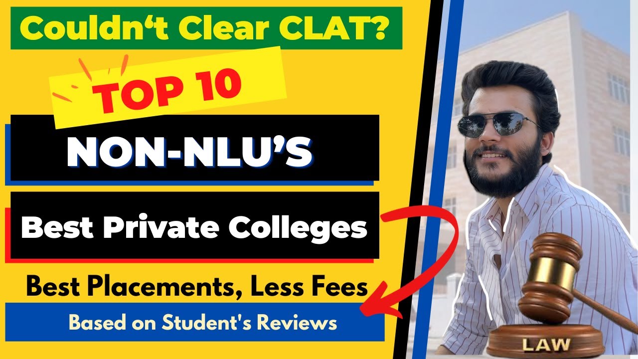 Top 10 Non-NLU Law Colleges in India | Best Private Law Colleges | Plan B for CLAT | CLAT 2025