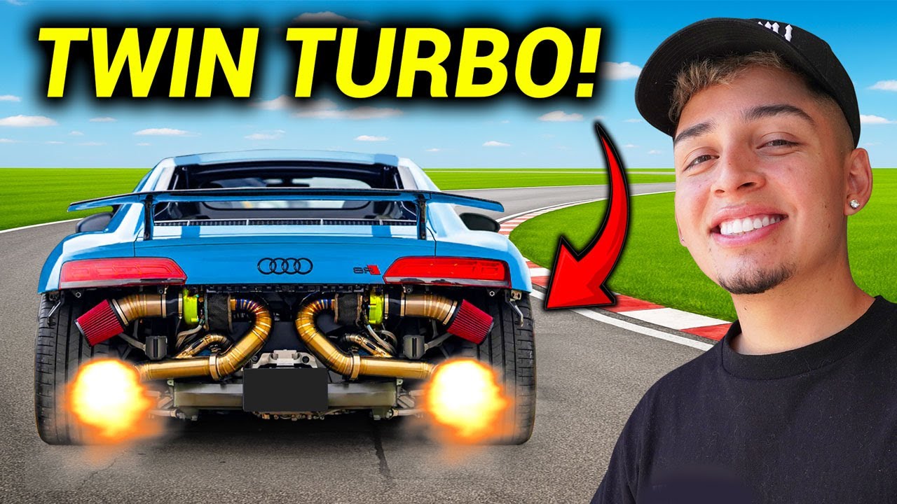 I Put TWIN TURBOS On My Audi R8! SOUNDS INSANE!