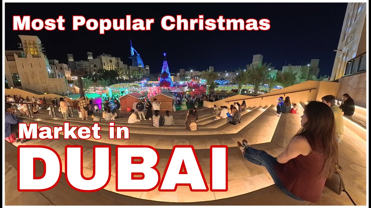 Dubai Souk Madinat Jumeirah 🇦🇪 The Most Popular Christmas Market in Dubai 2025 4K Walking Tour