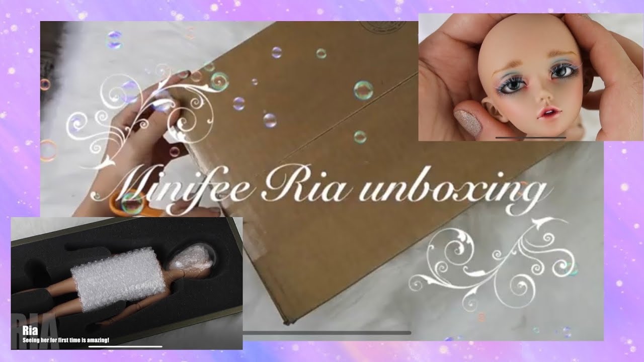 Minifee unboxing Ria Fairyland faceup tan skin tone.
