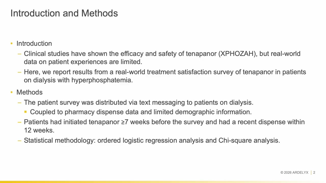 Treatment Satisfaction with Tenapanor &ndash; Video abstract [605607]