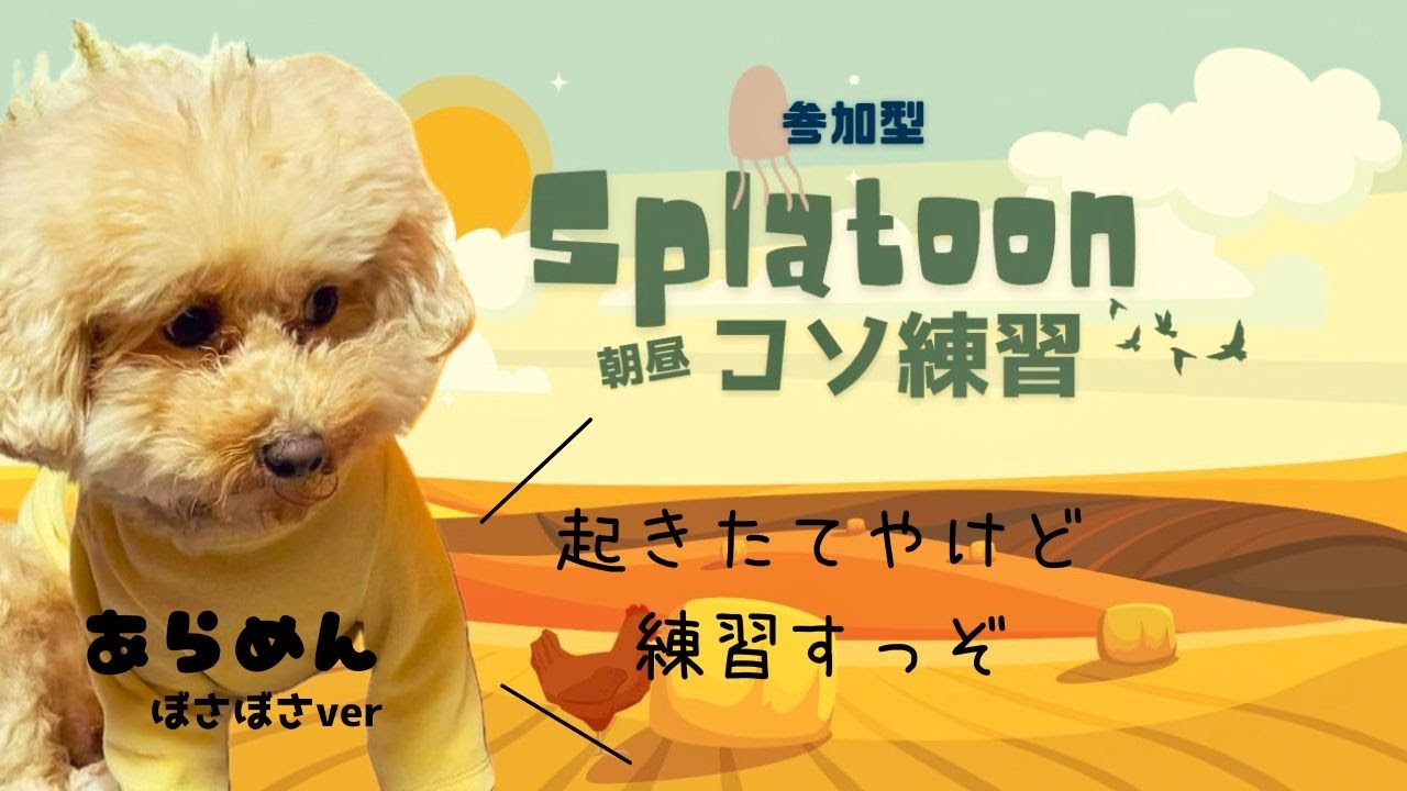 【初参加・コメ大歓迎】よめのみ＋α参加型オープン！ 【スプラトゥーン3】