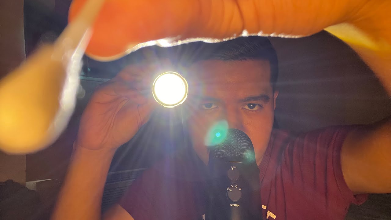 ASMR there’s something in your eye! 