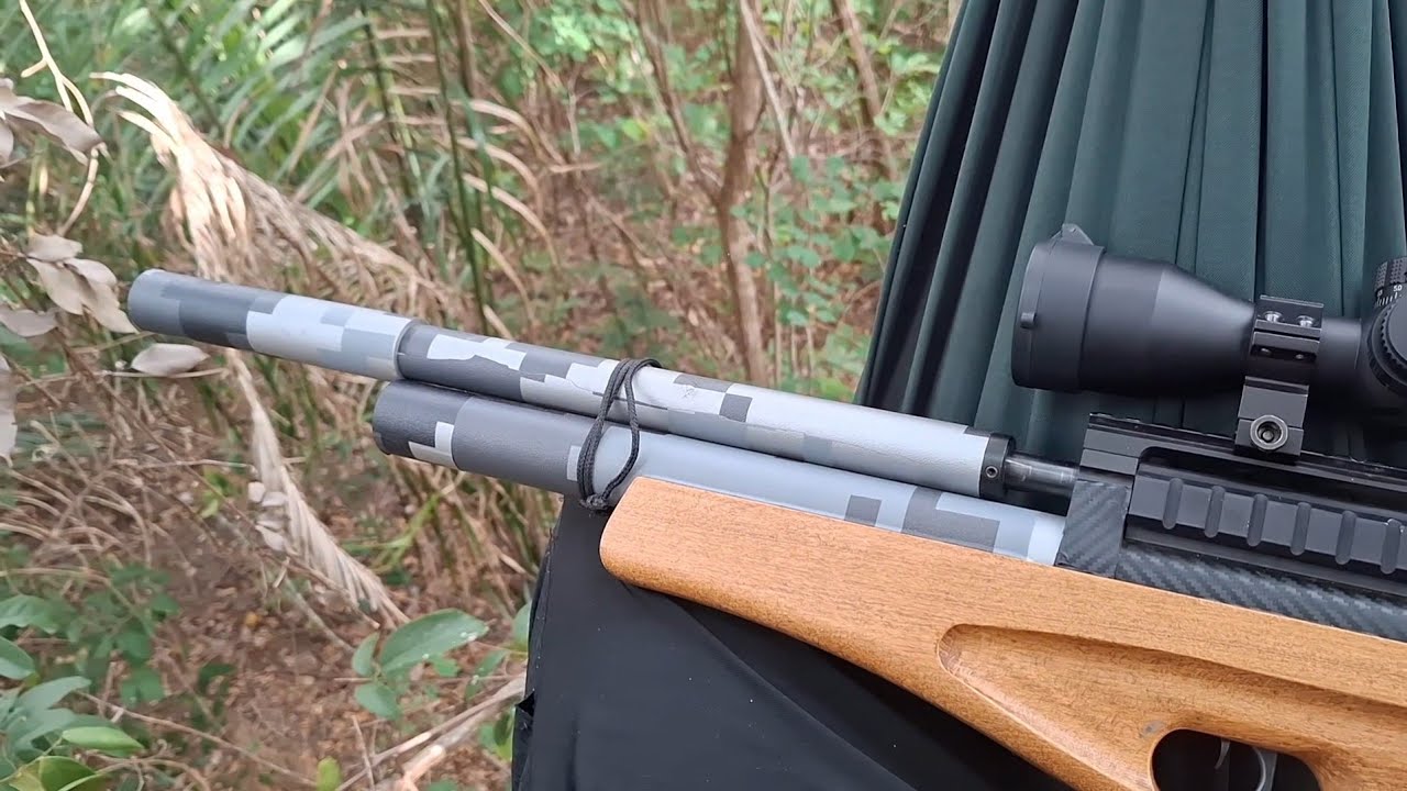 Fui esperar na seva das pacas. Fiquei até a lua sair com carabina P10 5.5 🥭🍍🎯
