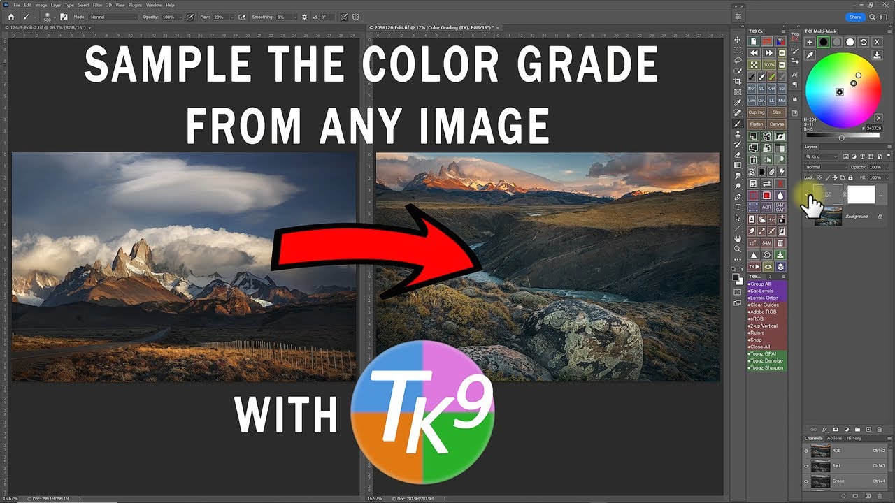 Color Grade Sampling From Any Image With TK9