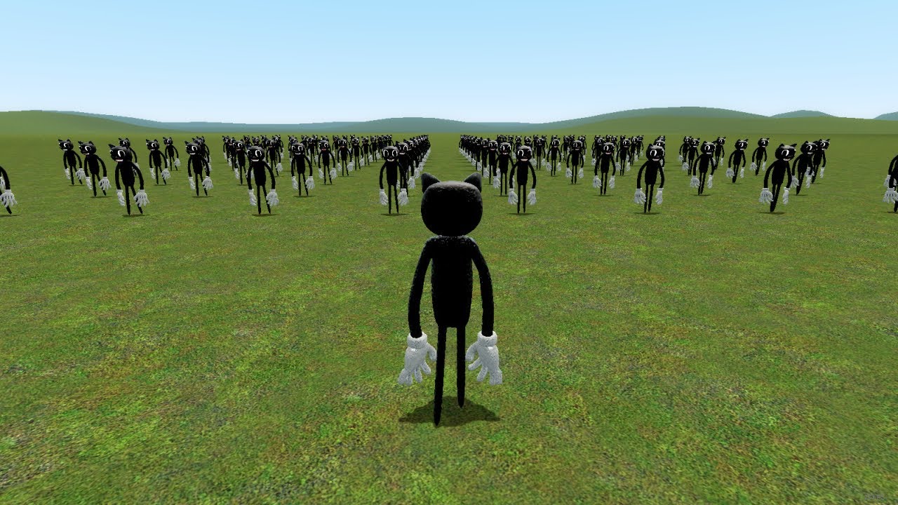 I BECAME CARTOON CAT!! Garry's Mod Sandbox