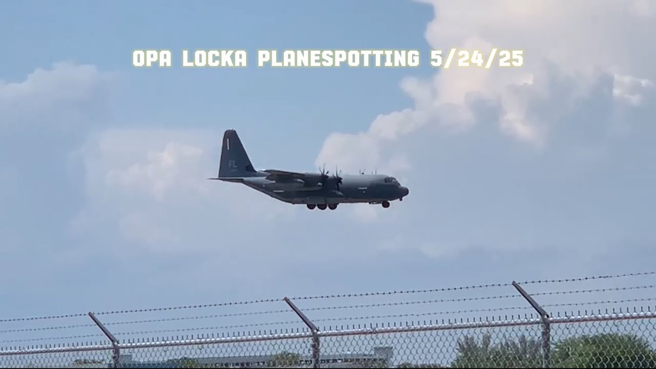 Opa Locka OPF FL Planespotting | 5/24/25 | Militaries | Specials (read desc)