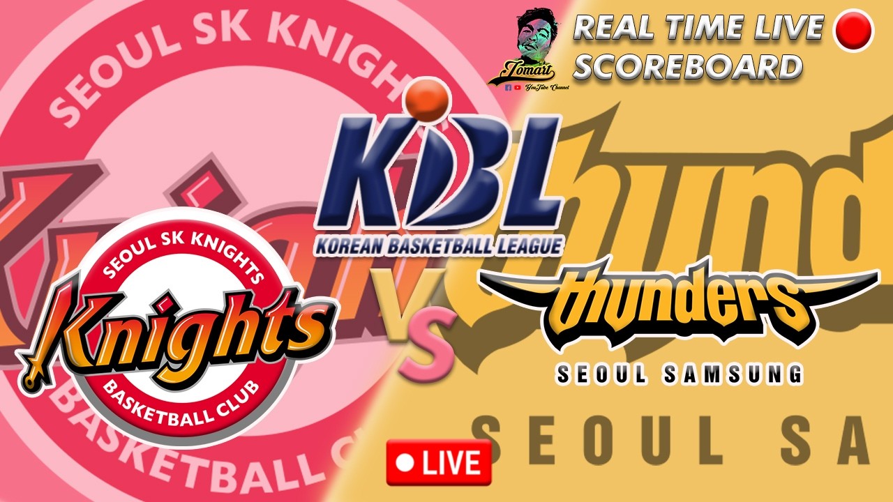 🔴KBL LIVE SEOUL SK KNIGHTS VS SEOUL SAMSUNG THUNDERS KOREAN BASKETBALL LEAGUE 4-06-26