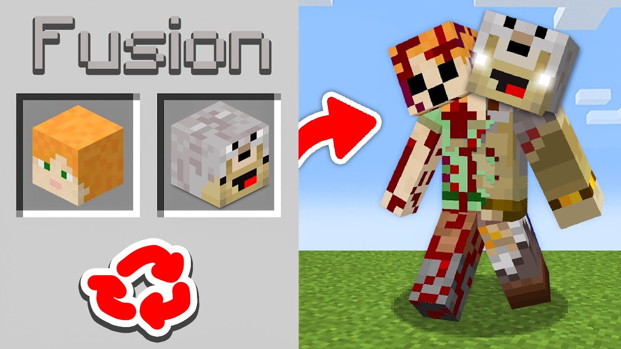 Minecraft Mais je peux Fusionner des MYTHES Flippants !