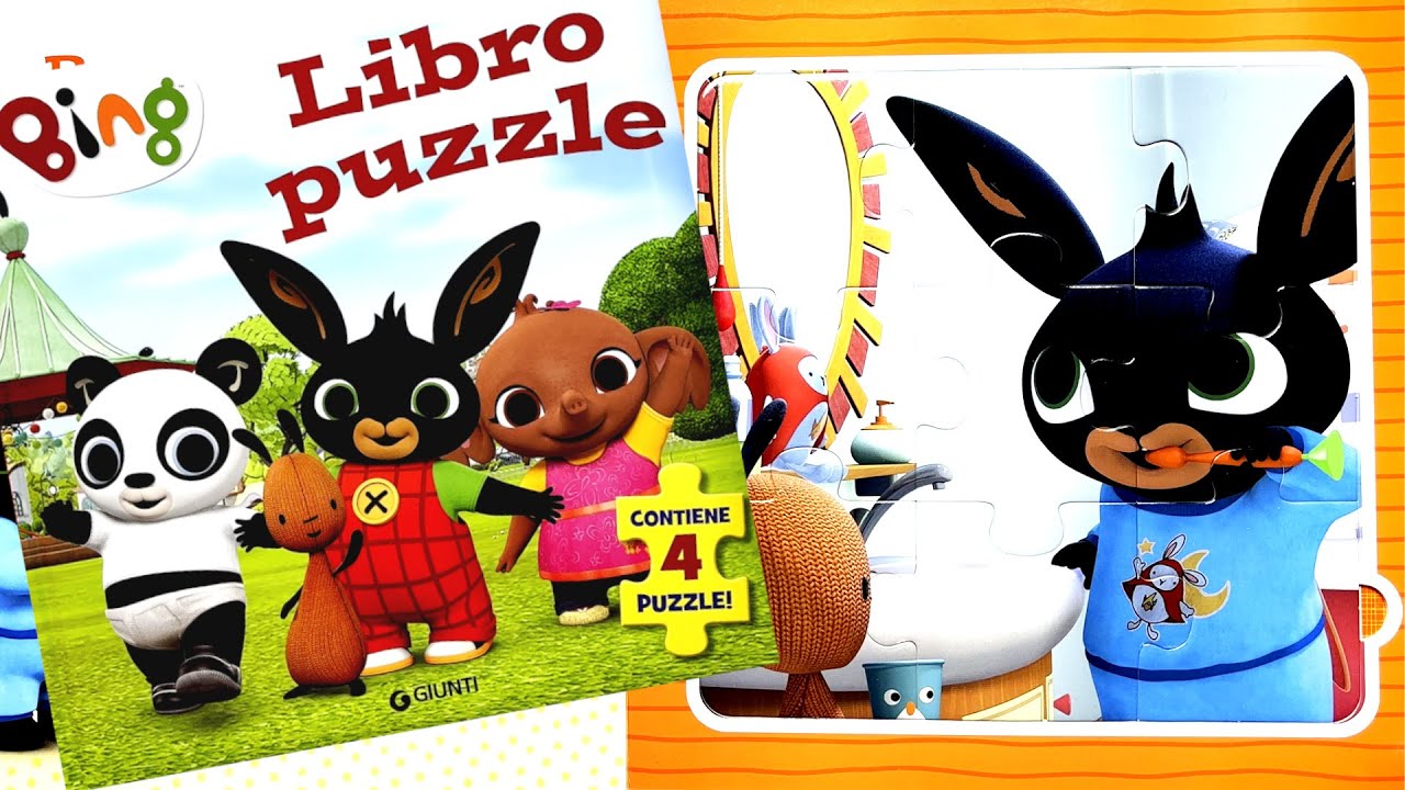 BING - LIBRO PUZZLE - UN LIBRO LEGGI E GIOCA PER DIVERTIRCI INSIEME - VIDEO E AUDIOLIBRO PER BAMBINI