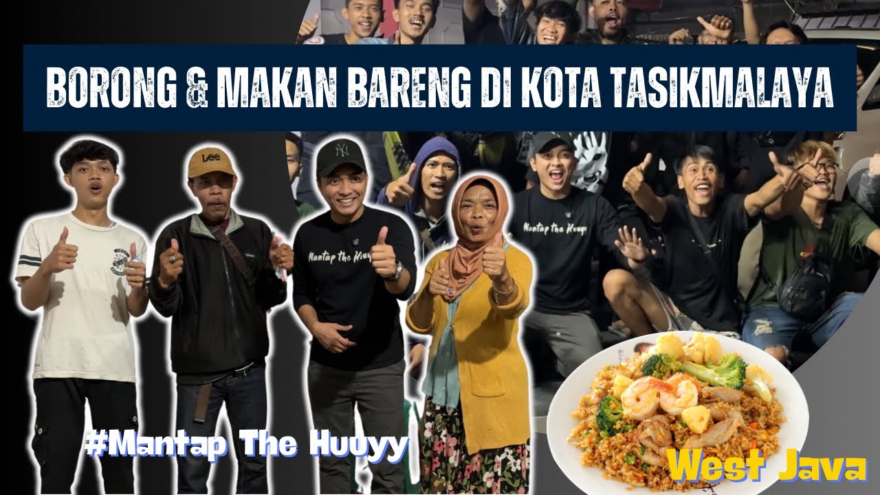 BORONG‼️ NASI GORENG & MAKAN BARENG MASYARAKAT DI KOTA TASIKMALAYA #kuliner #ahiebreborn