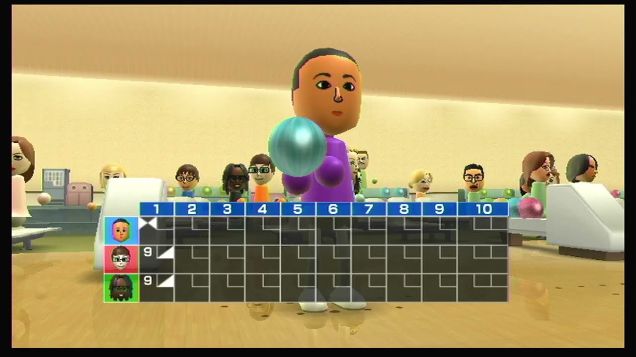 Wii Sports Bowling - Маркари против Мишель против Сэйвона