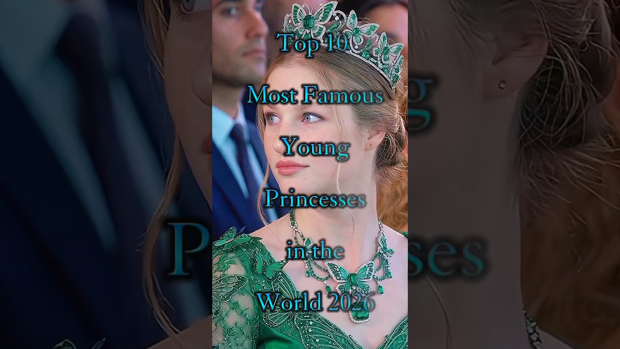 Top 10 Most Famous Young Princesses in the World 👑🌍 | #shorts #viral #leonor #princess