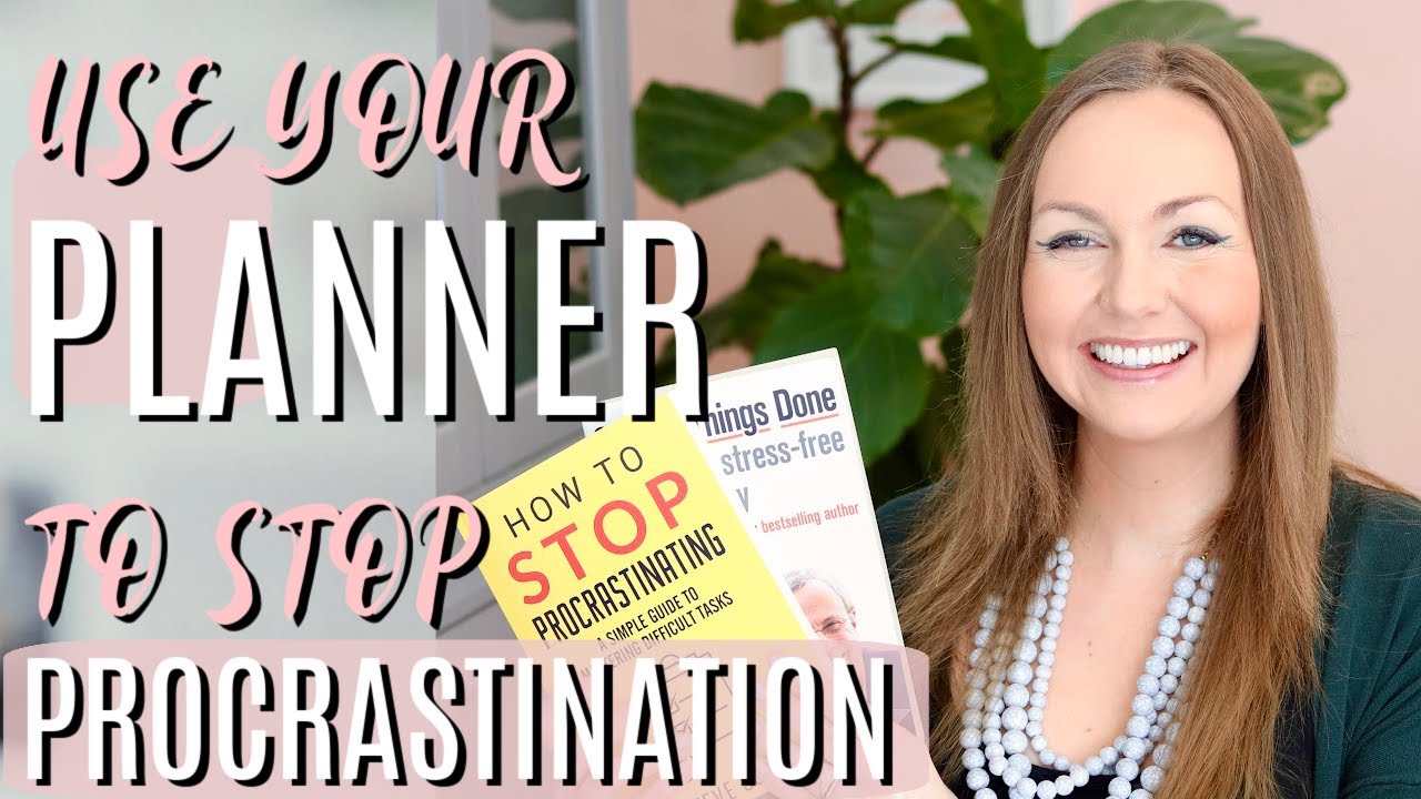 How to Stop Procrastinating on Small Tasks (Using Your Planner to Help) | Time Management Quick Tips