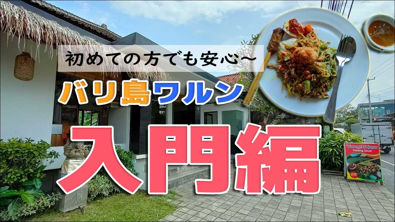 【ワルン初心者におすすめ】Warung Adi Sanurでナシチャンプル！店内もきれいでとっても食べやすいナシチャンプルでした