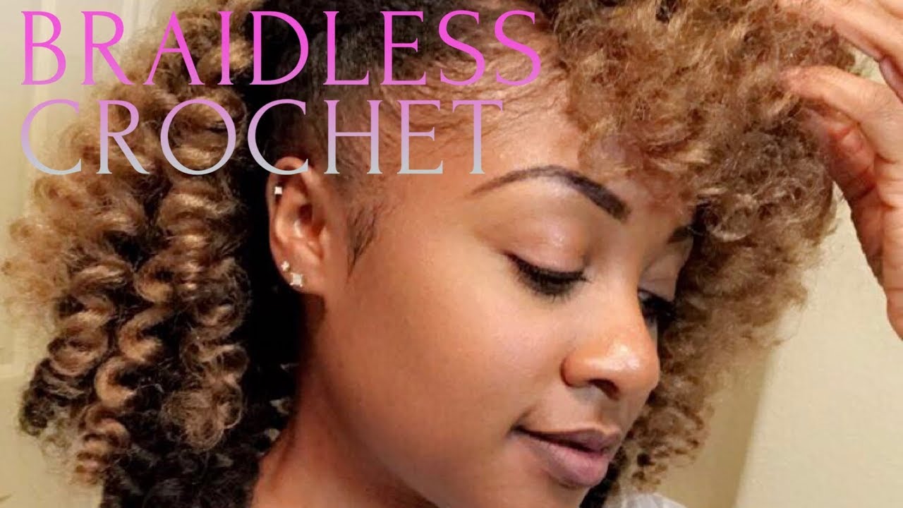 BRAIDLESS CROCHET | Freetress Fluffy Wand Curl NO LEAVE OUT