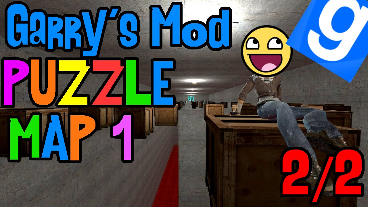 Garry's mod: Puzzle Map 1 [Część 2/2] - Tuneliki, Labirynciki i Granaty! /Zagrajmy w