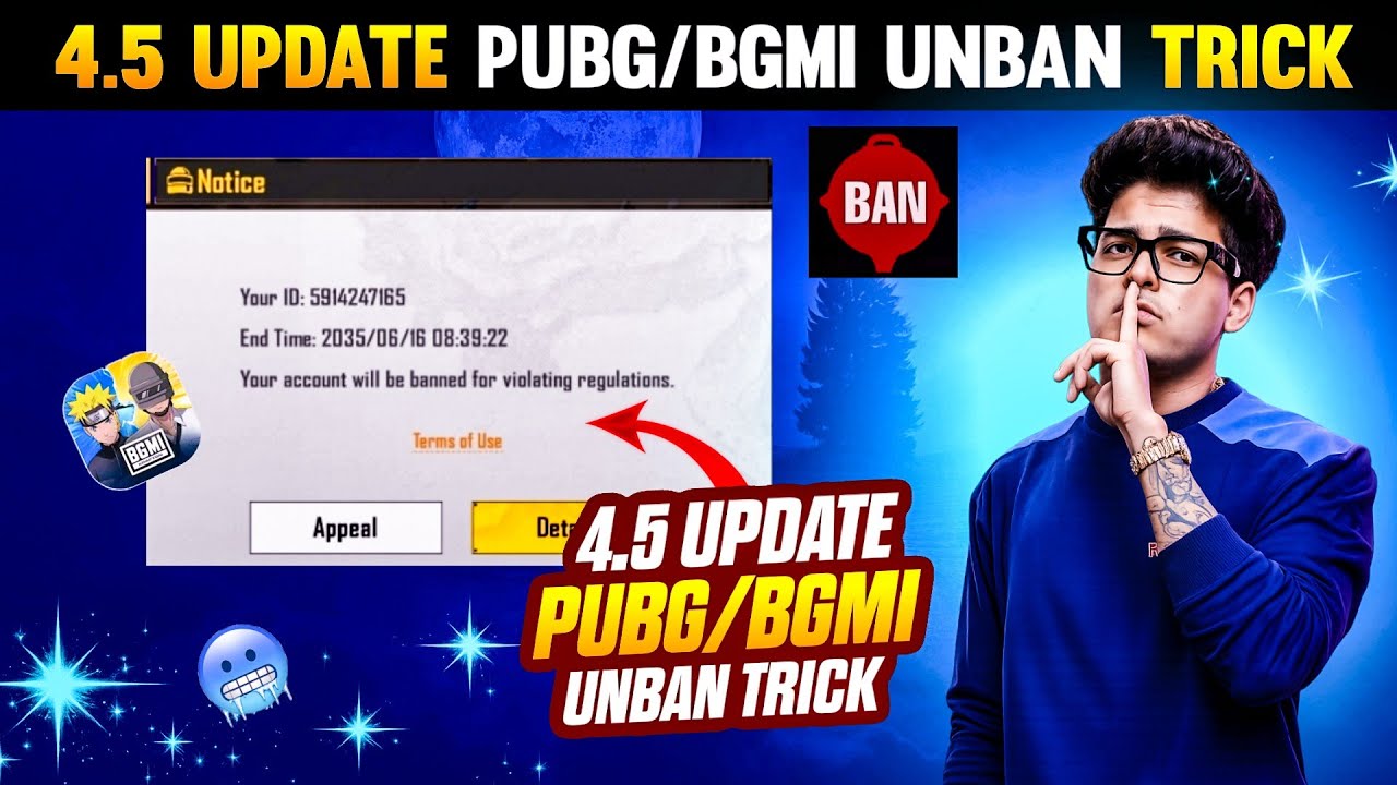 How to Unban BGMI Account | 10 Year Unban  BGMI ID | Bgmi ID Unban kaise karen | 100% Working Trick