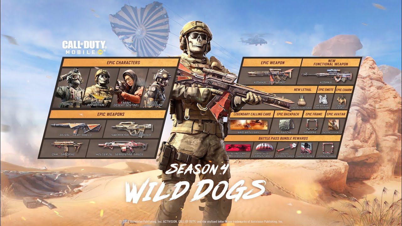 Call of Duty Mobile Temporada 4 Wild Dogs Review Del Nuevo Pase De Batalla