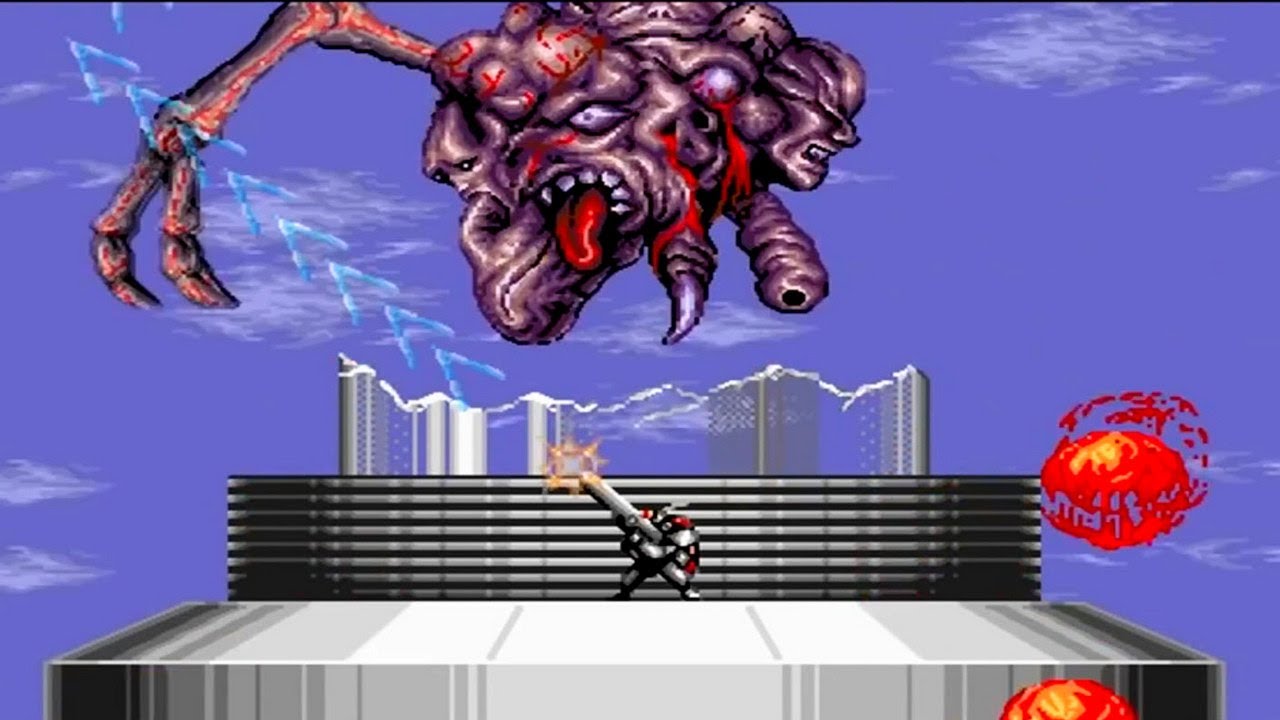 Разбор всех боссов Contra Hard Corps на сега!